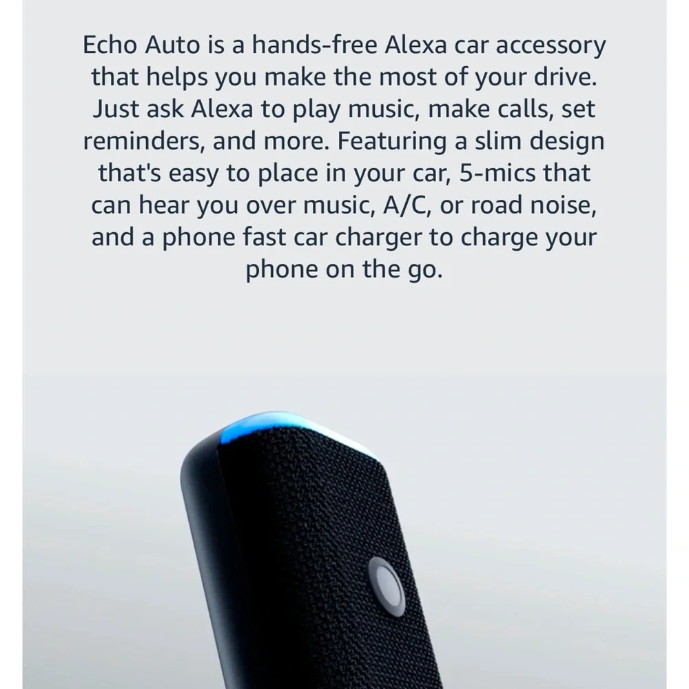 Brand New in Box (Never opened)!! Amazon Echo Auto